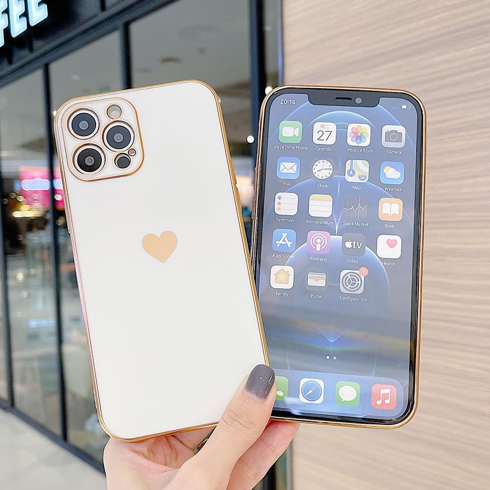 ラブハート フルカバー iPhone ケース