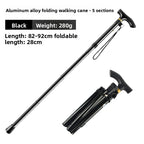 Five-Section T-Handle Folding Trekking Pole
