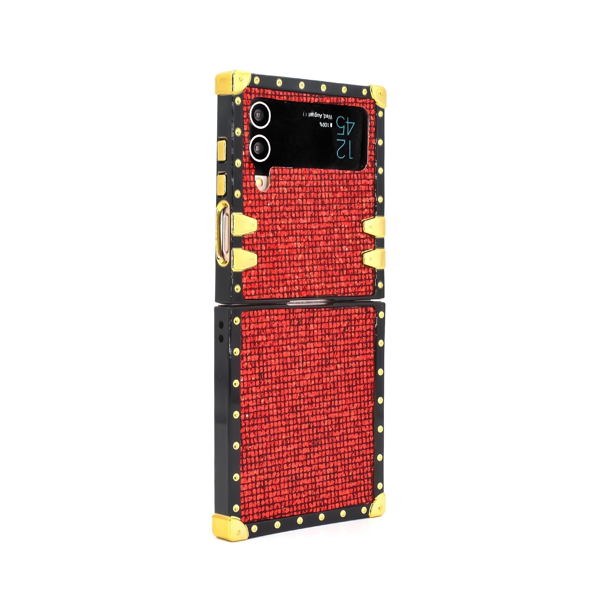 Samsung Galaxy Z Flip6/5/4/3 5G čtvercové pouzdro "Ruby"