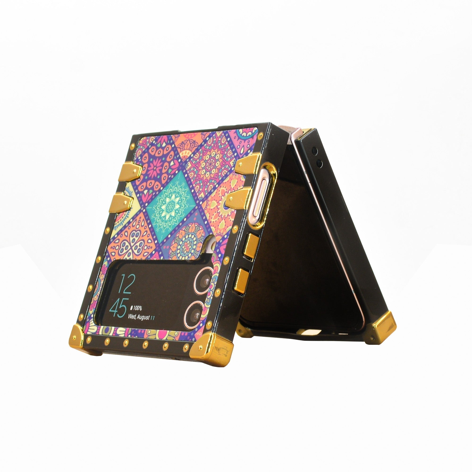 حافظة سامسونج جالاكسي Z Flip 6/5/4/3 5G مربعة "Arizona Ring"